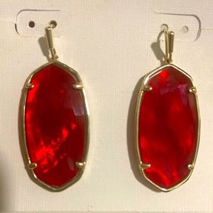 Kendra Scott Cherry Red Illusion Elles